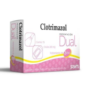 553077 Clotrimazol Dual Clotrimazol 200 mg 10 g Crema 3 Ovulos
