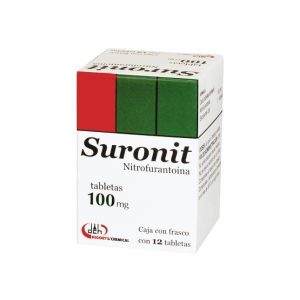 553841 Suronit Nitrofutantoina100 mg 12 Tabletas