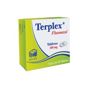 554852 Terplex Fluconazol 100 mg Caja con 10 Tabletas