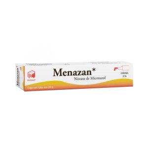 554950 Menazan Nitrato de Miconazol 2 Tubo 20 g Crema