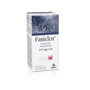 555249 Fasiclor Cefaclor Monohidratado 375 mg 5 ml Frasco 50 ml Suspension