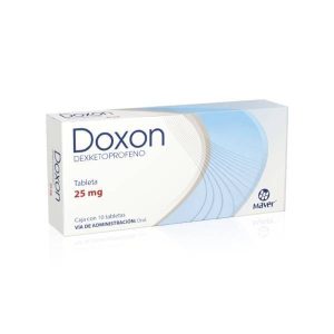 555696 Doxon Dexketoprofeno Trometamol 25 mg 10 Tabletas