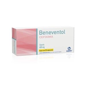 555697 Beneventol Cefixima 400 mg6 Capsulas 1