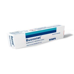 555729 Busconet Metamizol Sodico Butilhioscina Bromuro de 2.5 20 mg de 5 ml 1 Ampolleta Solucion Inyectable 1