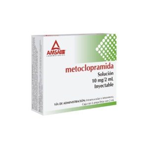 556105 Metoclopramida Clorhidrato de 10 mg 2 ml 6 Ampolletas