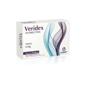 558471 Veridex Ivermectina 6 mg 4 Tabletas 1