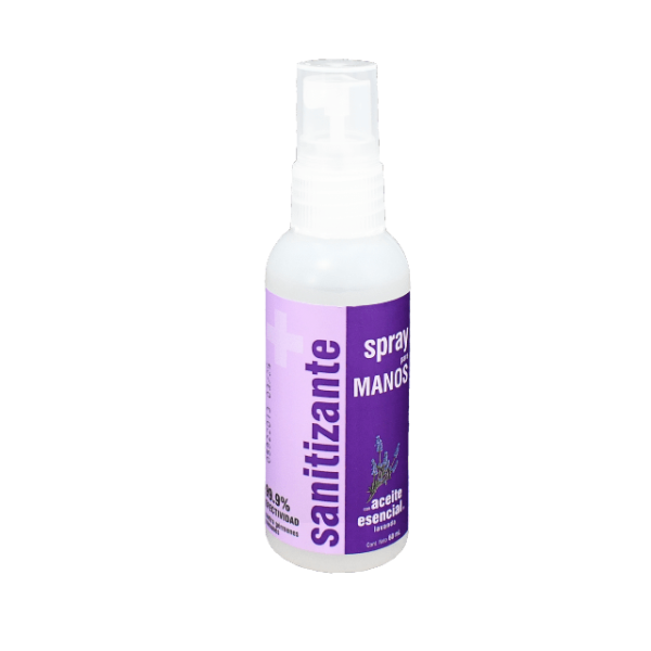 SPRAY MANOS SANITIZANTE LAVANDA C60ML