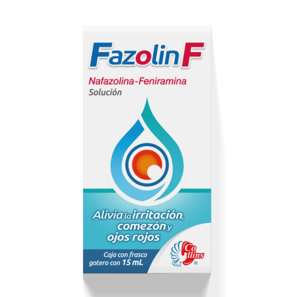 Fazolin F nafazolina feniramina solucion 15 ml