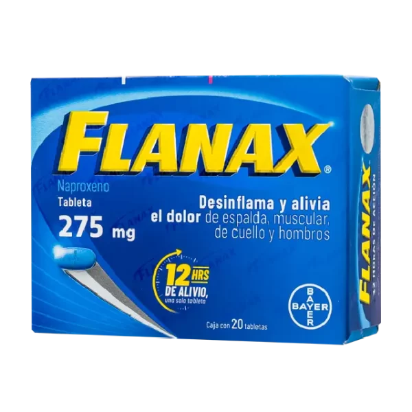 Flanax 275 mg 20 Tabletas