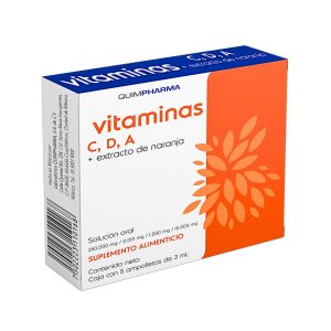 VITAMINAS C/D/A SOL 3 ML C/5 AMP