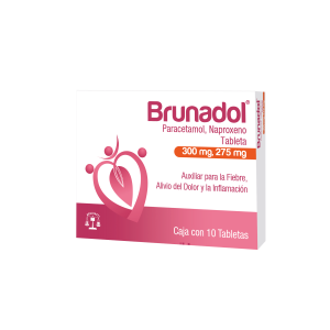 BRUNADOL 300/275 MG C/10 TAB