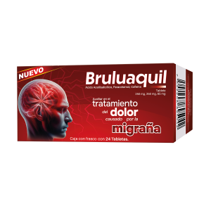 BRULUAQUIL MIGRAÑA 250/250/65MG C/24 TAB